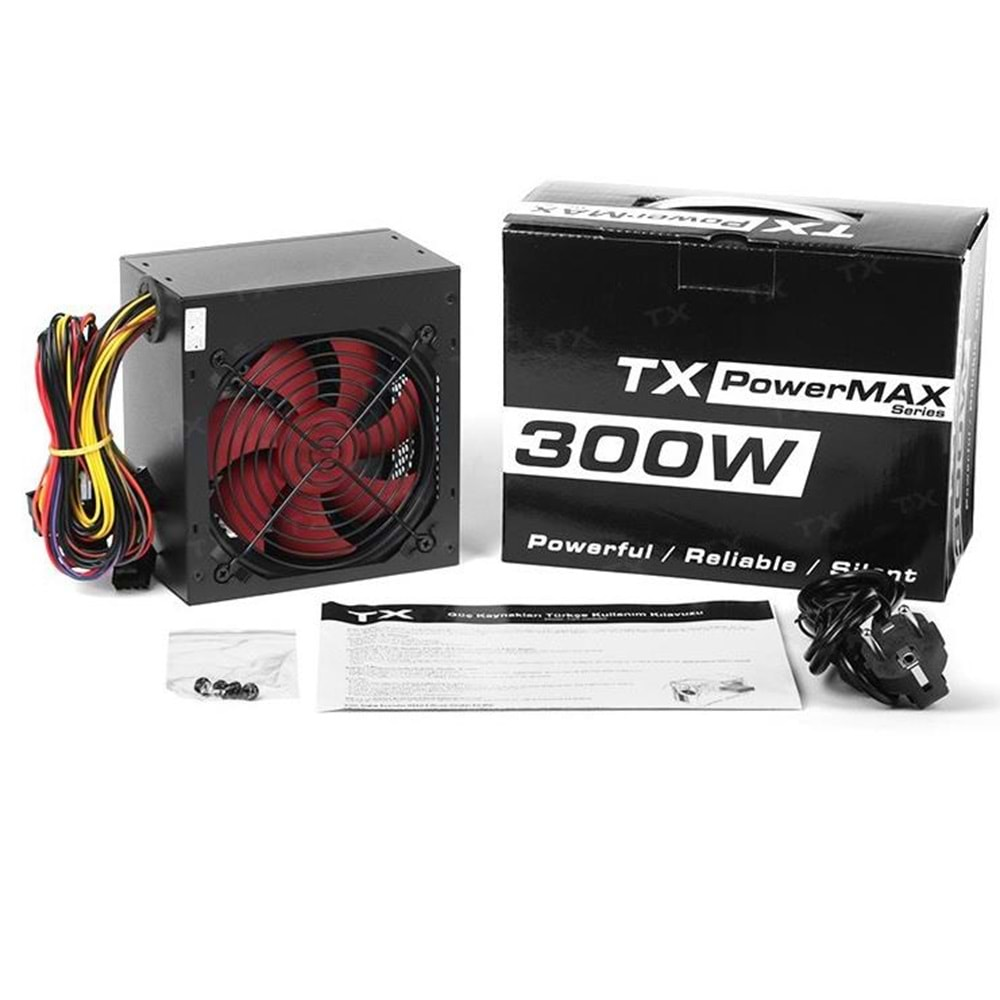 TX TXPSU300S1 300W Siyah Power Supply 2xSATA, 2xIDE