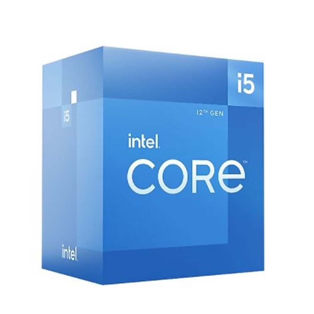 INTEL (12.Nesil) Alder Lake i5-12400 2.50GHz ~ 4.40GHz 18MB 1700P İşlemci Box (Fanlı)