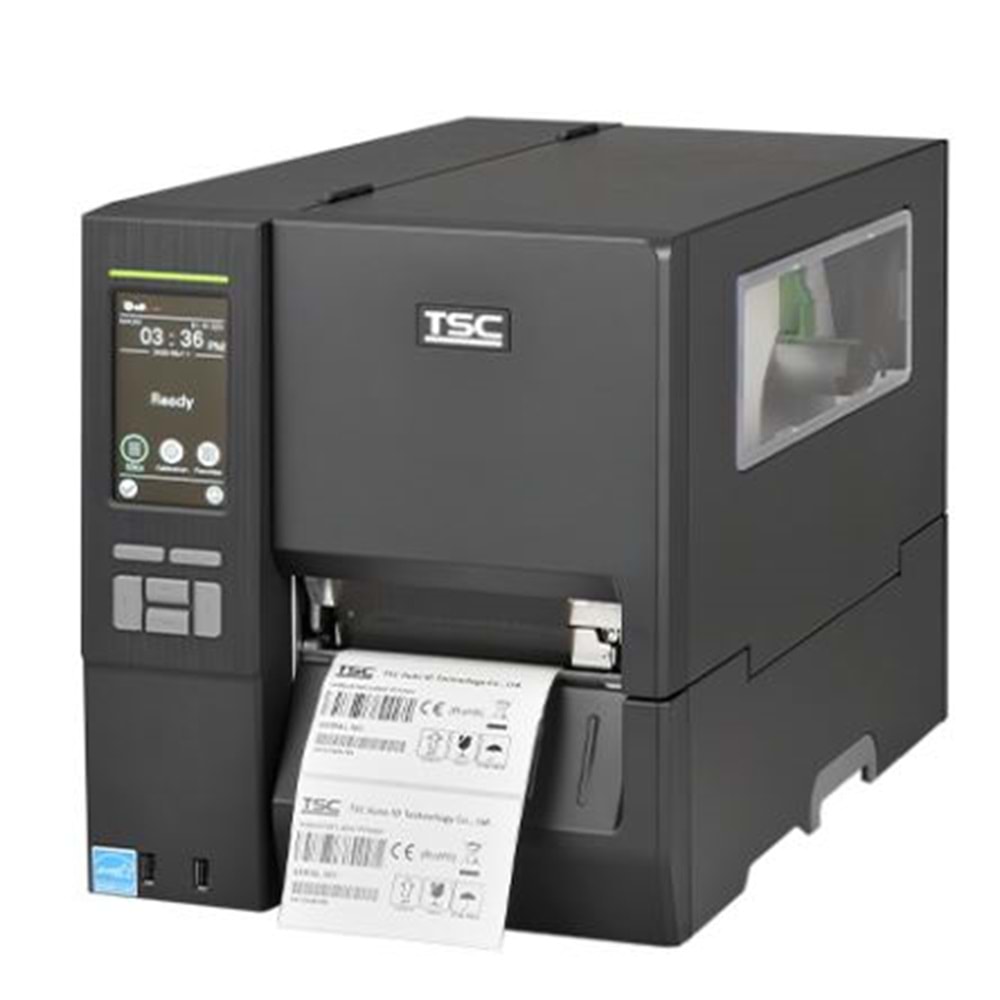 TSC MH241T Thermal + Thermal Transfer Seri + Usb + Ethernet + Blueto 356 mm/sn 203 dpi Endüstriyel Barkod yazıcı Wifi