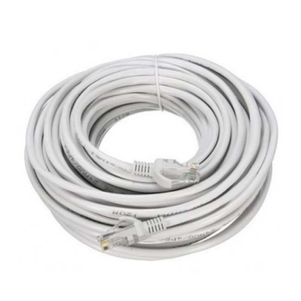 ODS 02R45R45C6UJ1W10A CAT6 UTP LSZH BAKIR 10 Metre Beyaz Patch Cord