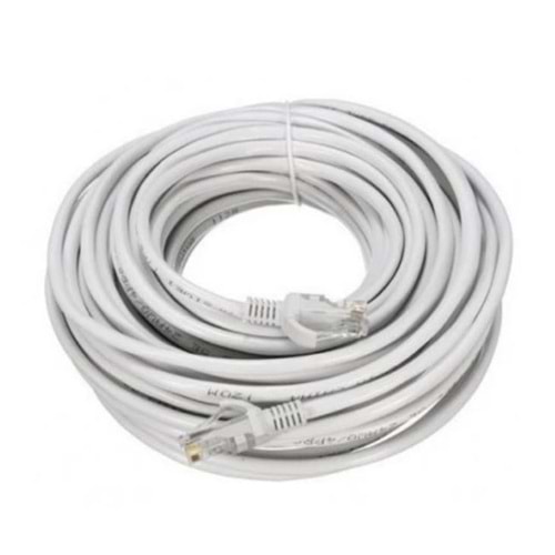 ODS 02R45R45C6UJ1W10A CAT6 UTP LSZH BAKIR 10 Metre Beyaz Patch Cord