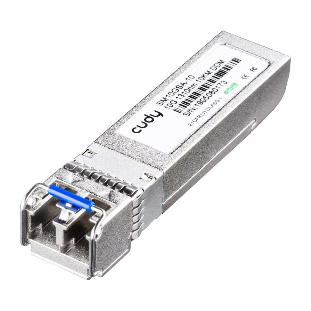 CUDY SM10GSA-10 Singlemode 10 GB Fiber SFP Modül