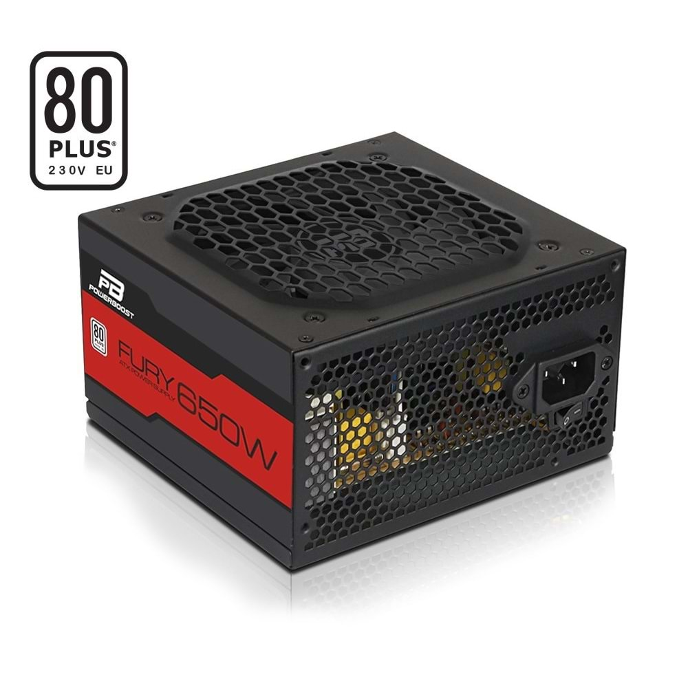 POWER BOOST BST-ATX650WEU 650W 80+ Power Supply