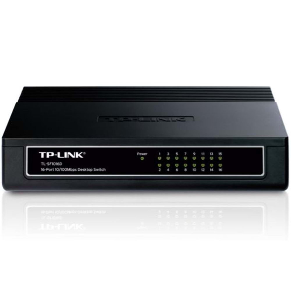 TP-LINK TL-SF1016D 16 Port 10/100 Yönetilemez