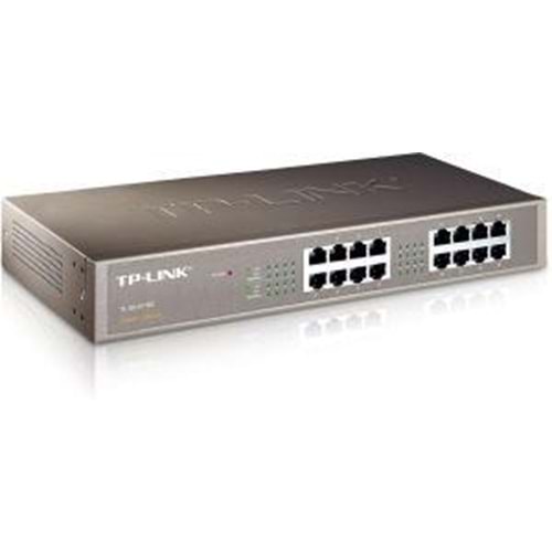TP-LINK TL-SG1016D 16 Port 10/100/1000 Yönetilemez Çelik Kasa Switch Rack mount
