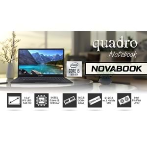 QUADRO NovaBook IN16-1650P-CS i5-1035G7 16GB 512GB SSD O/B Intel UHD 15.6