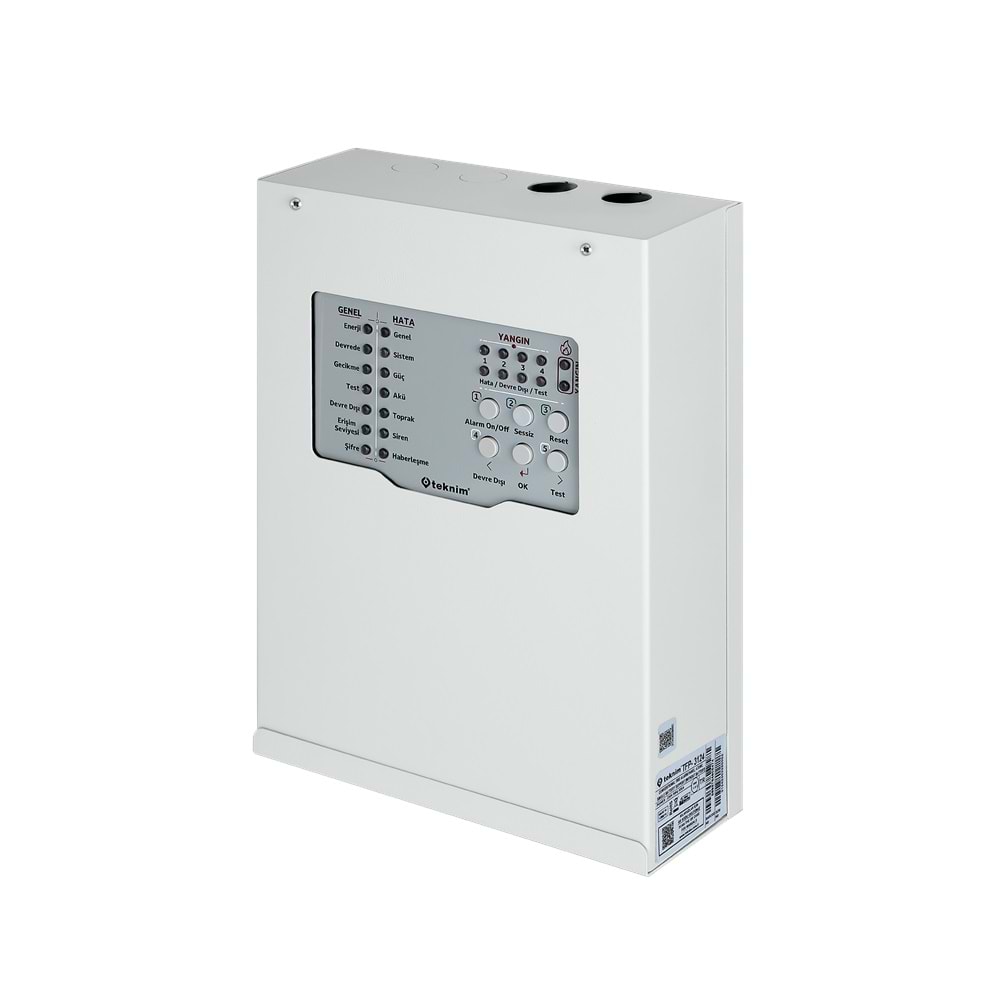 TEKNİM TFP-3124 4 Bölgeli Konv. Yangın Alarm Paneli
