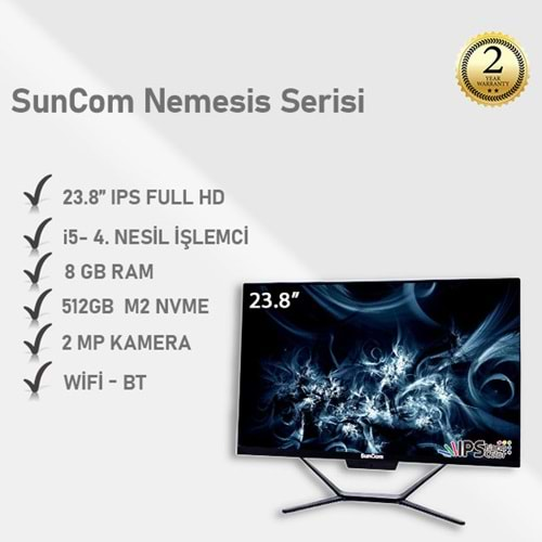 SUNCOM Nemesis SCA-101 i5-4570T 8GB 512GB SSD 23.8