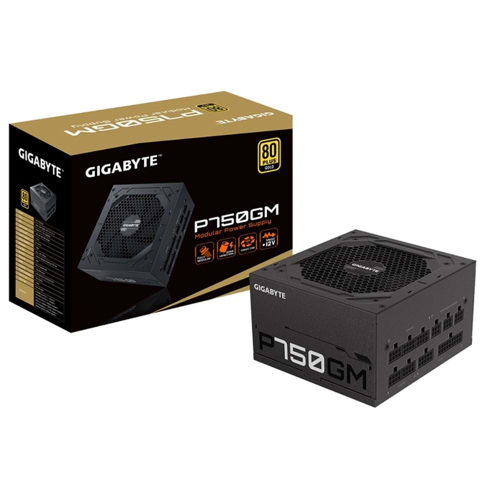 GIGABYTE GP-P750GM 750W 80+ Gold Siyah Power Supply