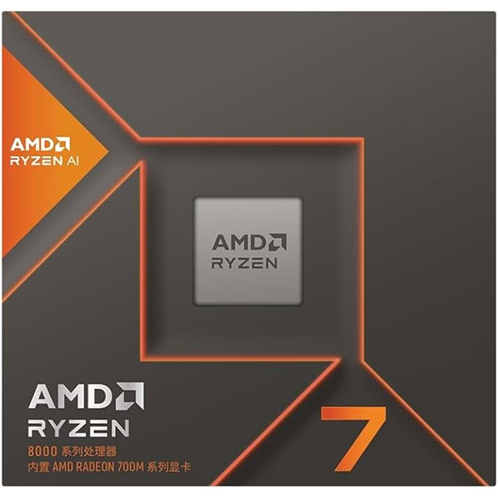 AMD Ryzen 7 8700G (8 Çekirdek) Up to 5.1GHz 16mb AM5 İşlemci Box (Fan Dahil)