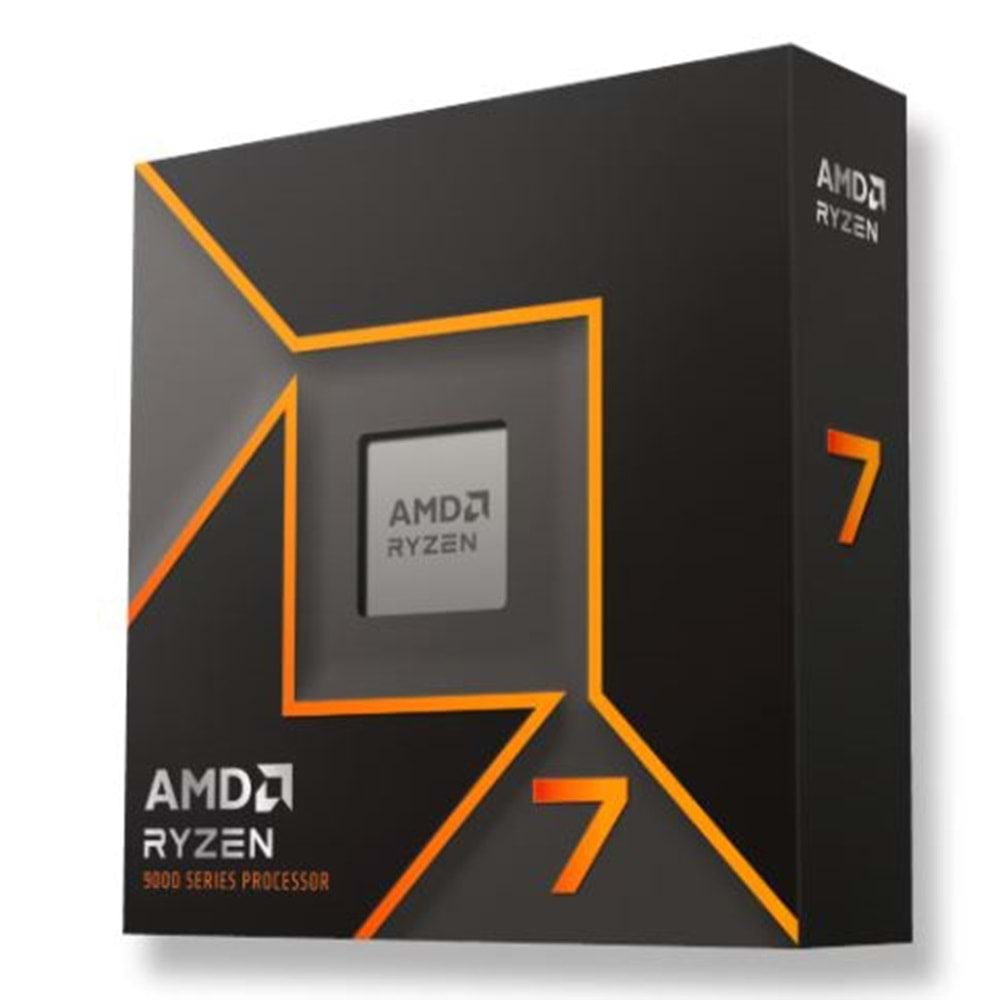 AMD Ryzen 7 9700X (8 Çekirdek) Up to 5.5GHz 32mb AM5 İşlemci Box (Fansız)