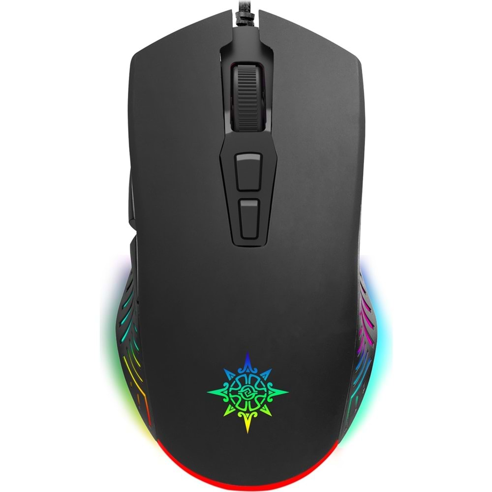 INCA IMG-GT17 USB Kablolu 4800 DPI siyah RGB MACRO KEYS Gaming Mouse