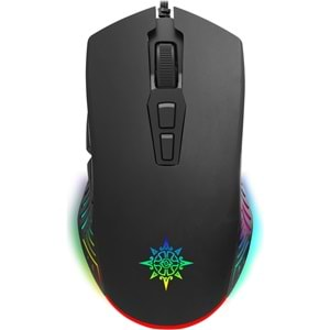 INCA IMG-GT17 USB Kablolu 4800 DPI siyah RGB MACRO KEYS Gaming Mouse