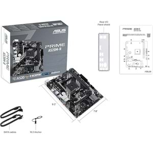 ASUS PRIME A520M-R A520 DDR4 (Vga Yok) GLan mATX HDMI M2 USB3.2 AM4 AMD Anakart