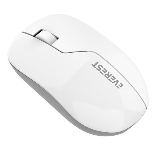 EVEREST SMW-973 USB Kablosuz 2.4Ghz Beyaz/Gri Mouse