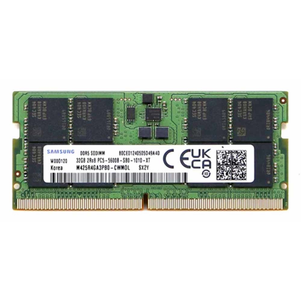 SAMSUNG SAMSO5600/32 32GB DDR5 5600MHz Notebook Bellek