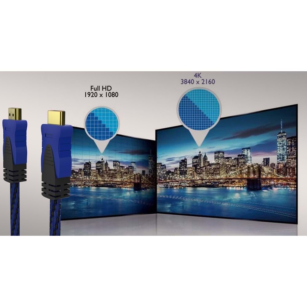 INCA IHK-05T 5 Mt 2.0V 4K& 2K & FULL HD HDMI Kablo