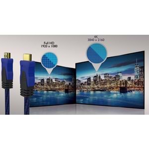 INCA IHK-05T 5 Mt 2.0V 4K& 2K & FULL HD HDMI Kablo