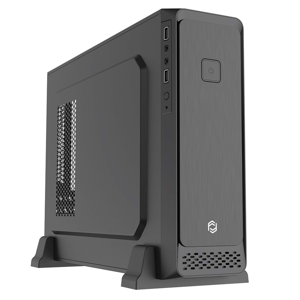 FRISBY FC-S6060B Slim 300W Siyah Mini Tower M-ATX Kasa