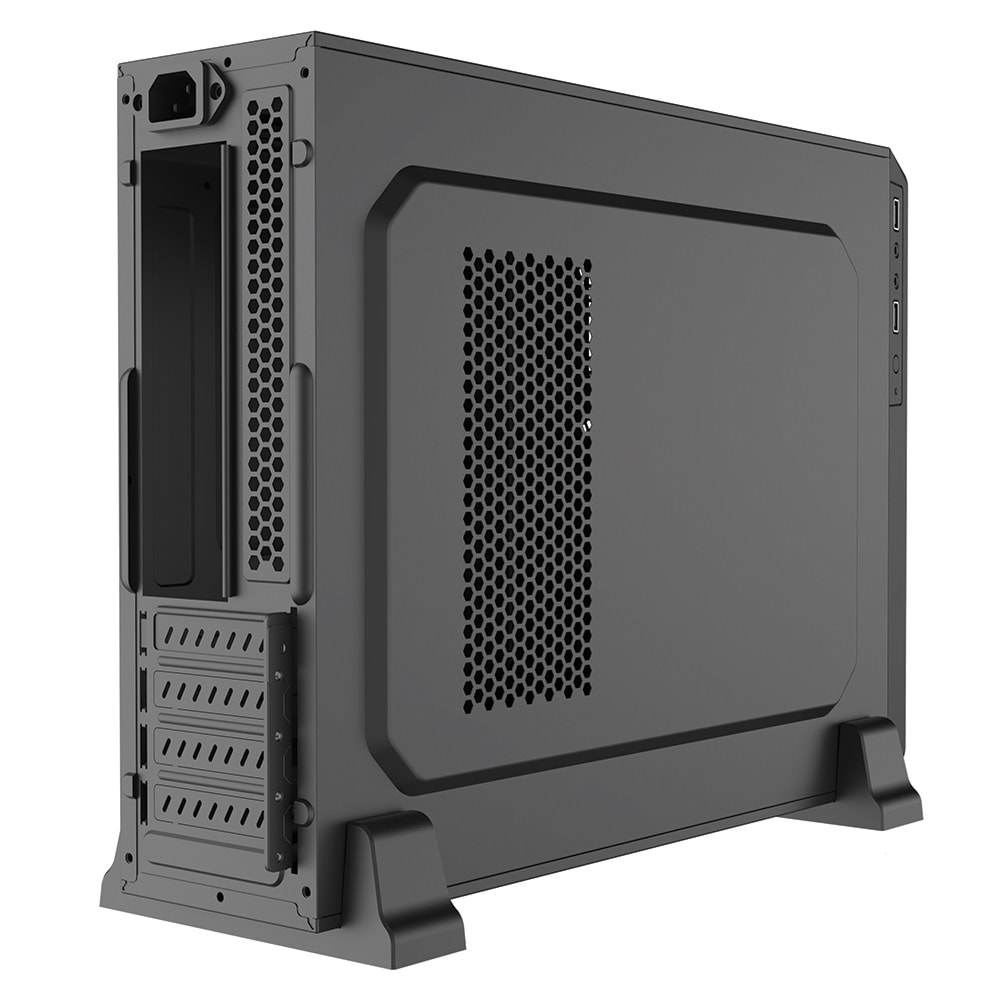 FRISBY FC-S6060B Slim 300W Siyah Mini Tower M-ATX Kasa