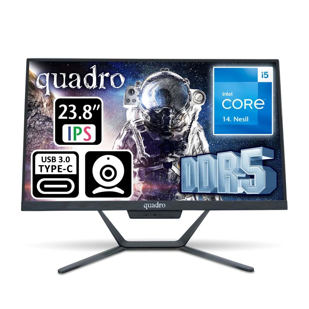 QUADRO STARK H424D5 145165 i5-14400 16GB 512GB SSD 23.8