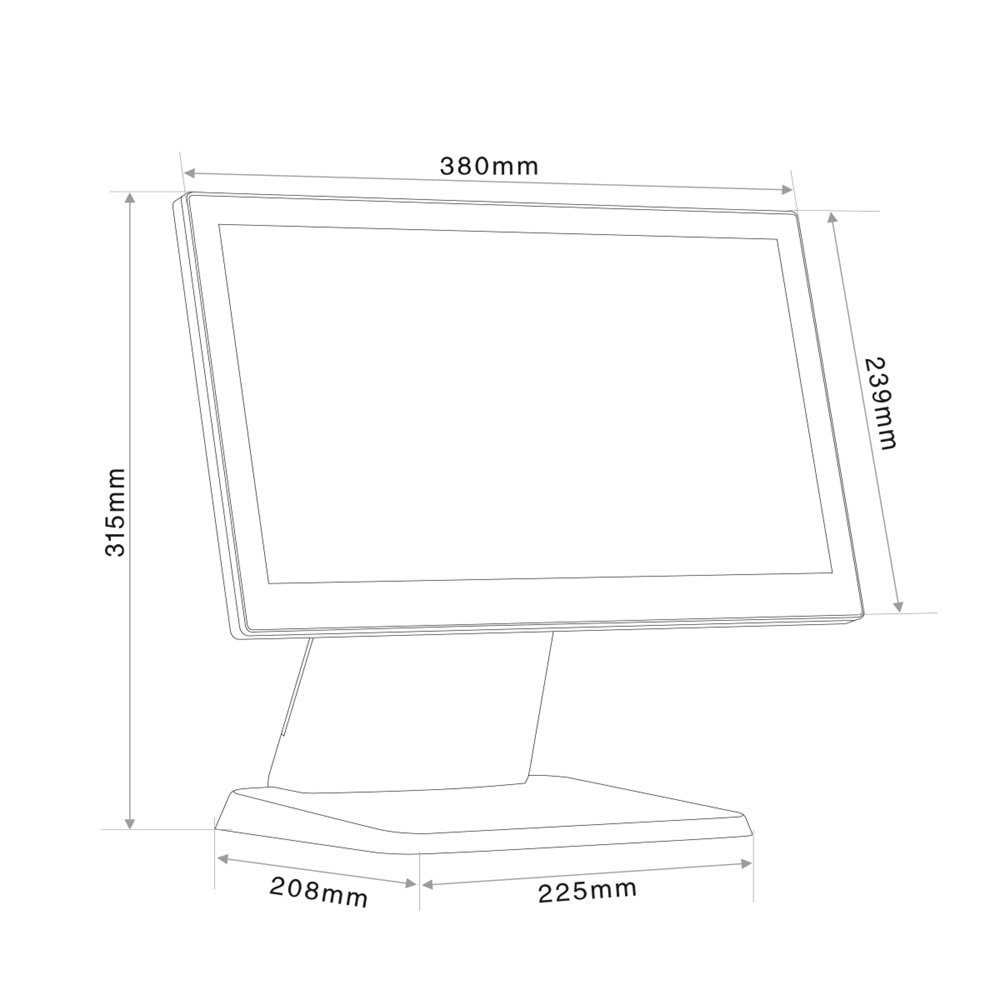 JPC X3 15.6 ''AND 11 POS PC 4/32 S+W