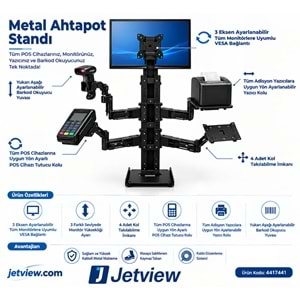 JETVIEW TERAZİ POS AYAK (SADECE AYAK) JA 02 DİREK