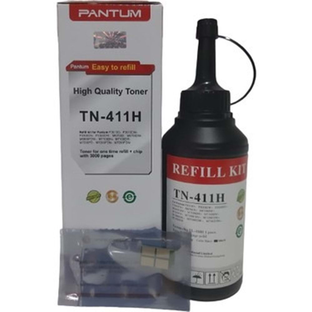 PANTUM TN-411H 3000 SAYFA ORJINAL TONER TOZU 6800 -3300-3010-6700-7100-7200-73